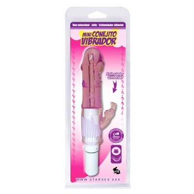 mini conejito vibrador 18x2.5cm